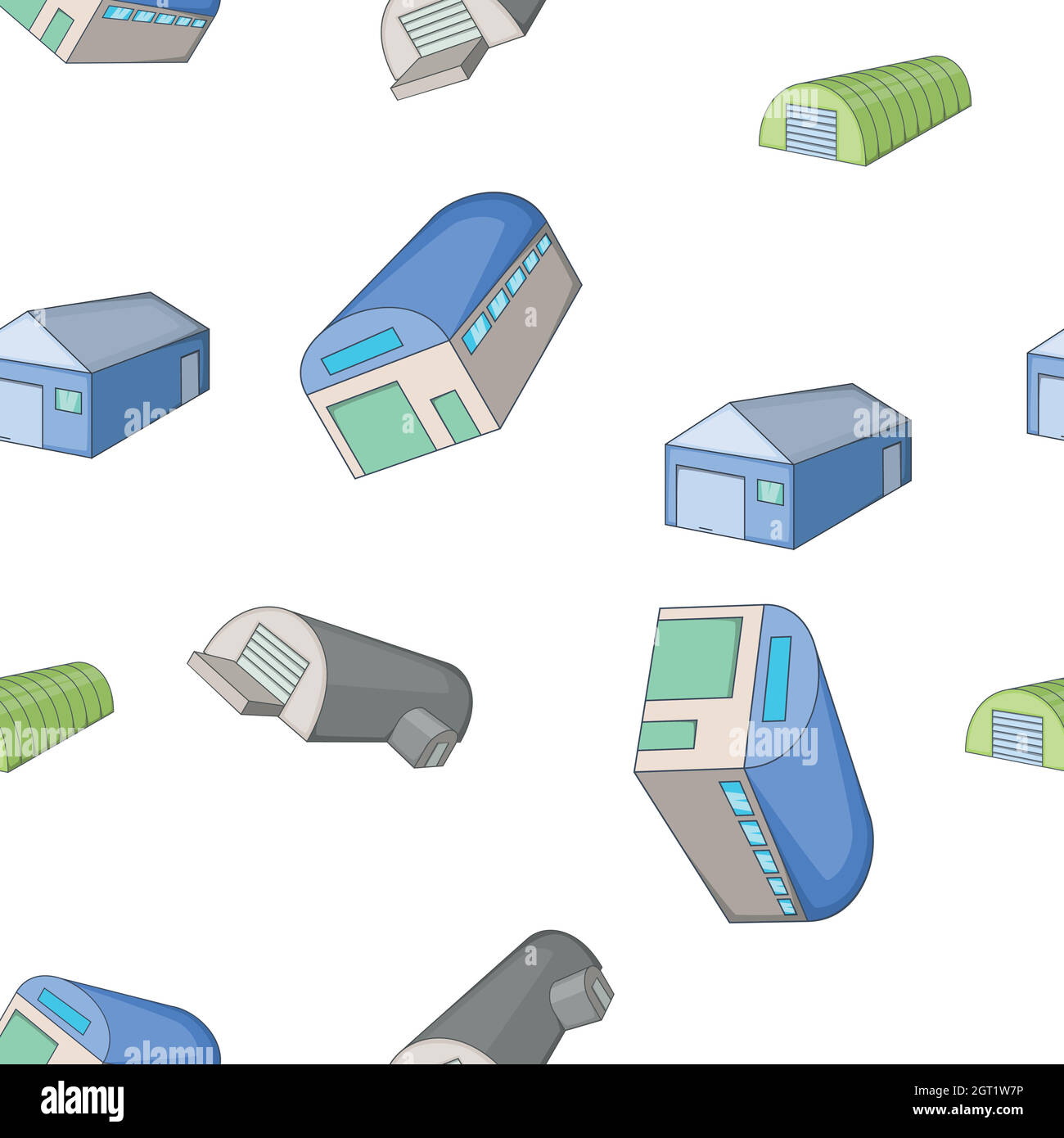 Storage Muster, Cartoon Stil Stock Vektor