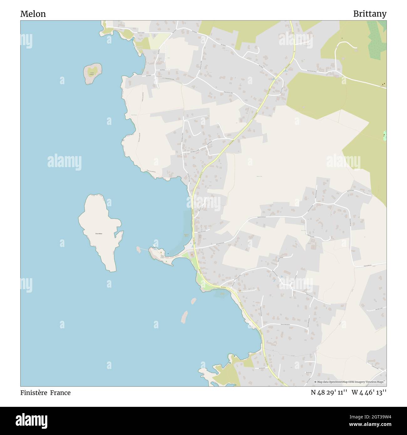 Melon, Finistère, Frankreich, Bretagne, N 48 29' 11'', W 4 46' 13 — free download