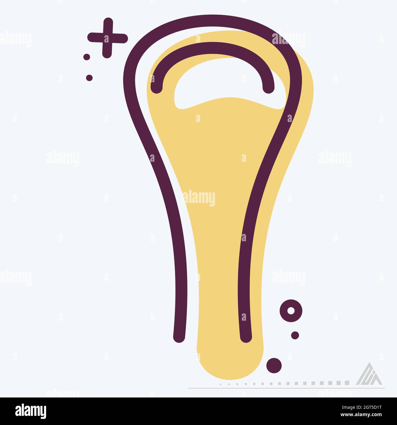 Icon Flaschenöffner - MBE Syle - einfache Illustration, editierbare Kontur, Design Template Vektor, gut für Drucke, Poster, Werbung, Ankündigungen, Stock Vektor