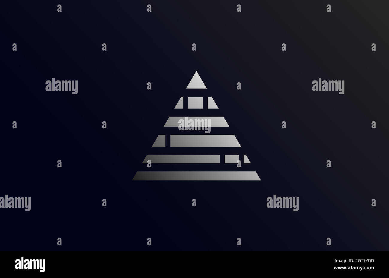 buchstabenbuchstabe Ein Symbollogo in mit Linie. Kreatives Design für Unternehmen und Unternehmen mit Farbverlauf in Schwarz und Grau Stock Vektor