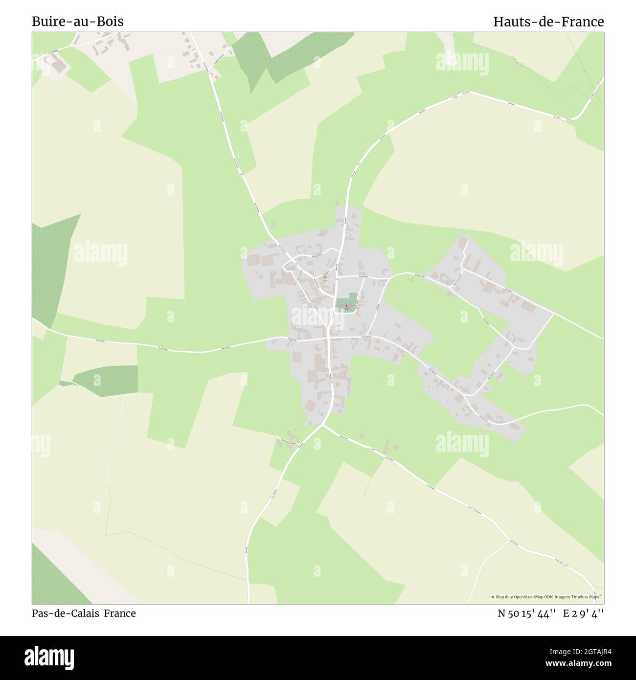 Buire-au-Bois, Pas-de-Calais, Frankreich, Hauts-de-France, N 50 15' 44'', E 2 9' 4'', map, Timeless Map veröffentlicht im Jahr 2021. Reisende, Entdecker und Abenteurer wie Florence Nightingale, David Livingstone, Ernest Shackleton, Lewis and Clark und Sherlock Holmes haben sich bei der Planung von Reisen zu den entlegensten Ecken der Welt auf Karten verlassen.Timeless Maps kartiert die meisten Orte auf der Welt und zeigt die Verwirklichung großer Träume Stockfoto