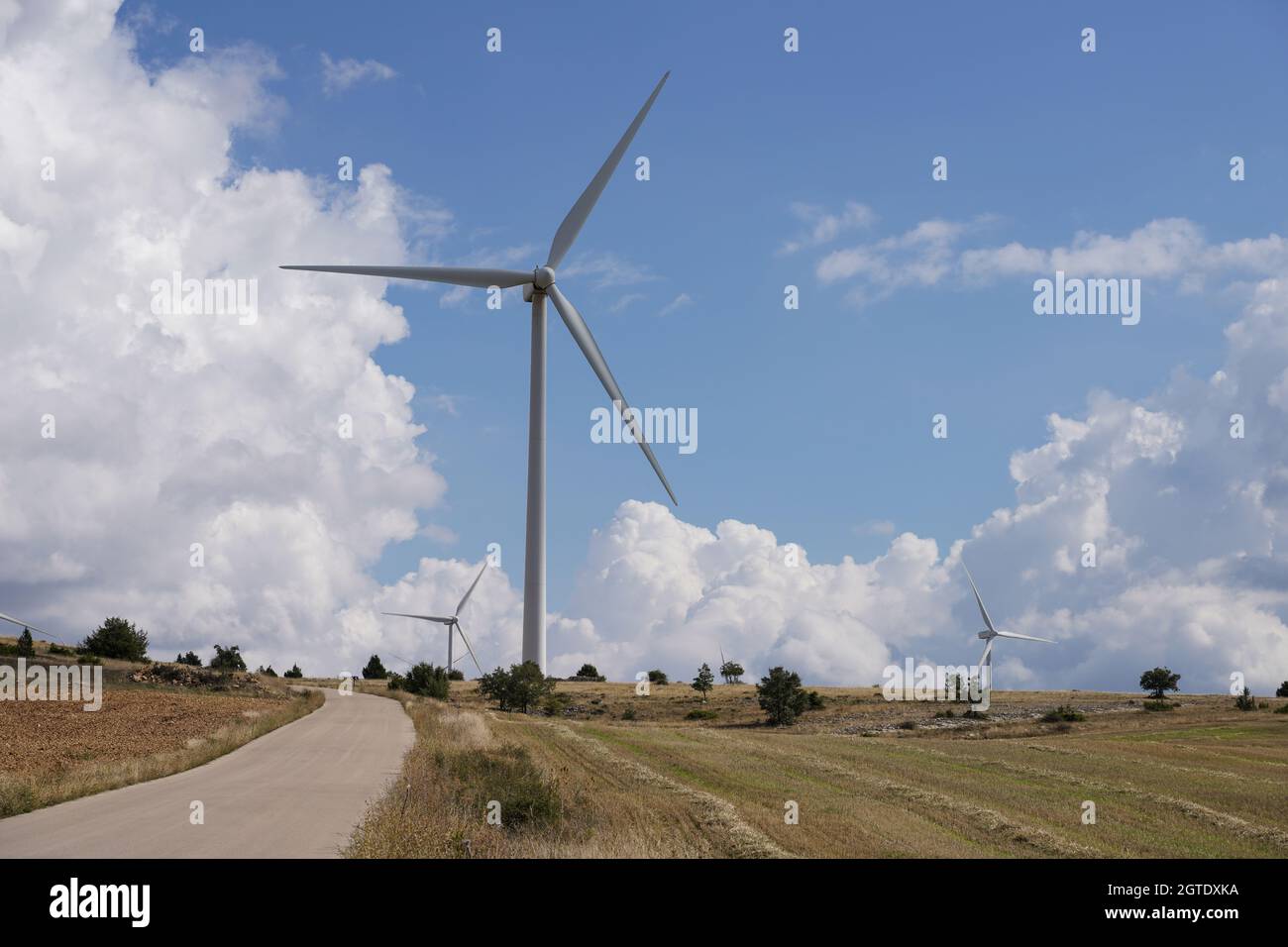 Windkraft, Alternative zum Klimawandel Stockfoto