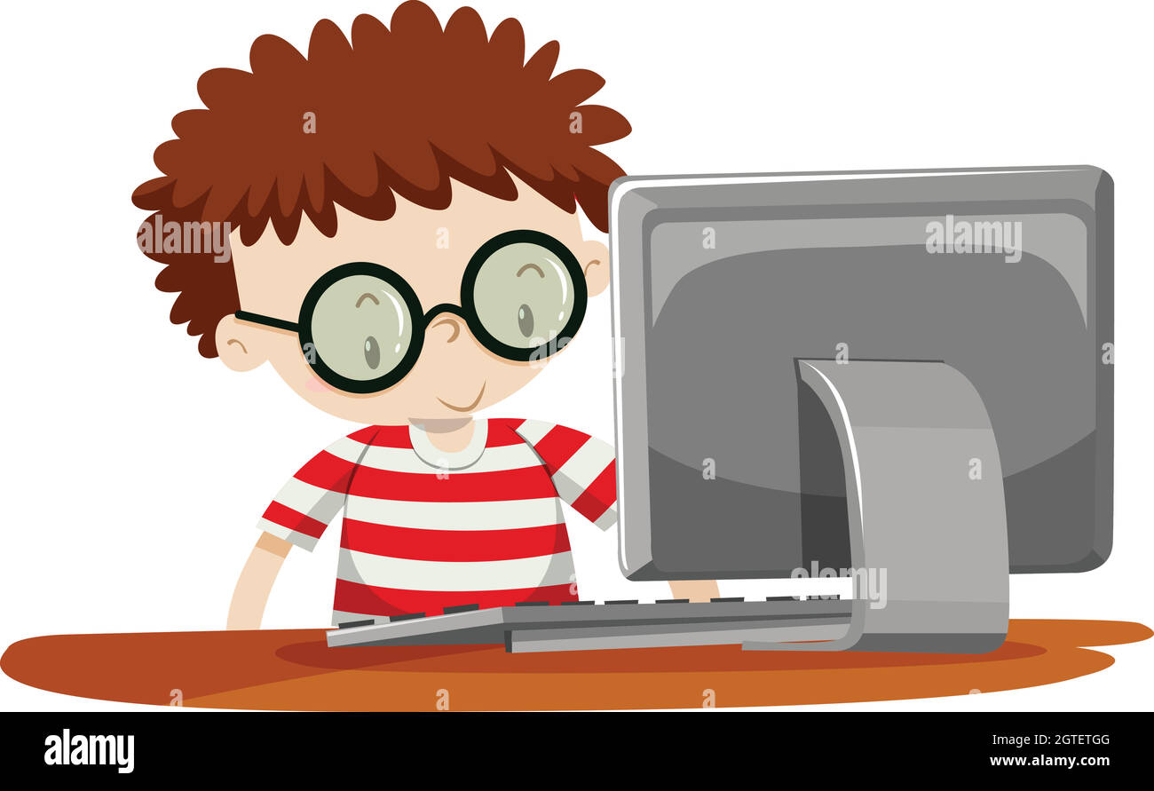 Einen computer benutzen kaufen Alamy