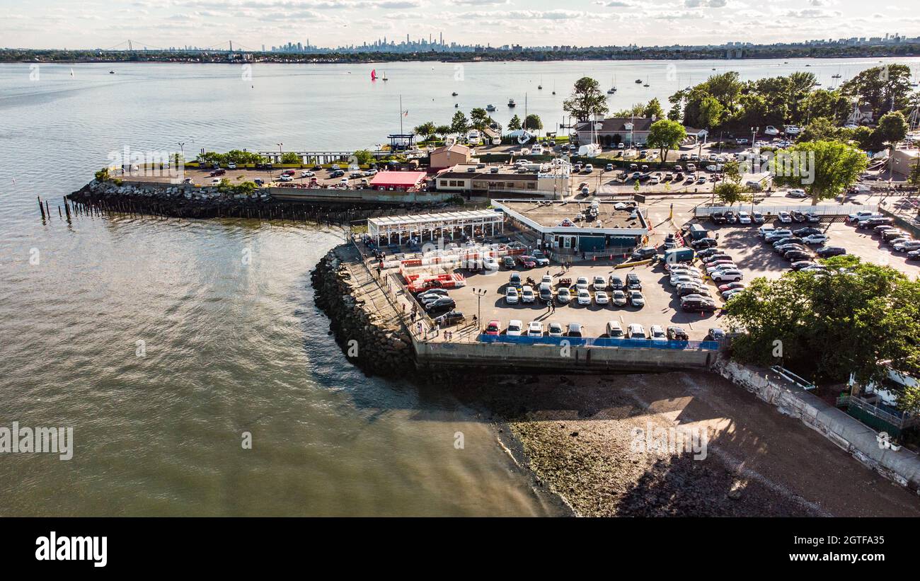 Johnny's Reef Restaurant, City Island, Bronx, New York City, NY, USA Stockfoto