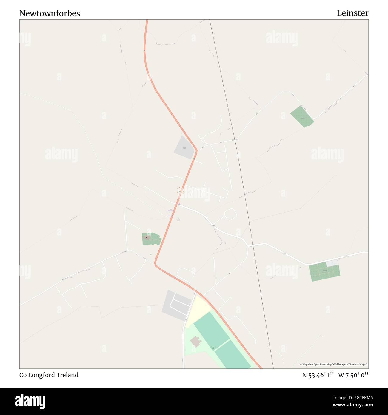 Newtownforbes, Co Longford, Ireland, Leinster, N 53 46' 1'', W 7 50' 0