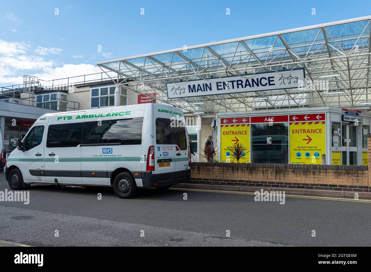 Frimley Park Hospital in Surrey, England, Großbritannien Stockfoto