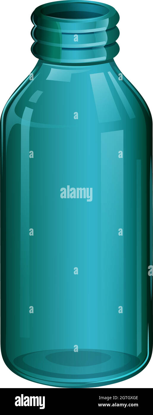 Eine medizinische Flasche Stock Vektor