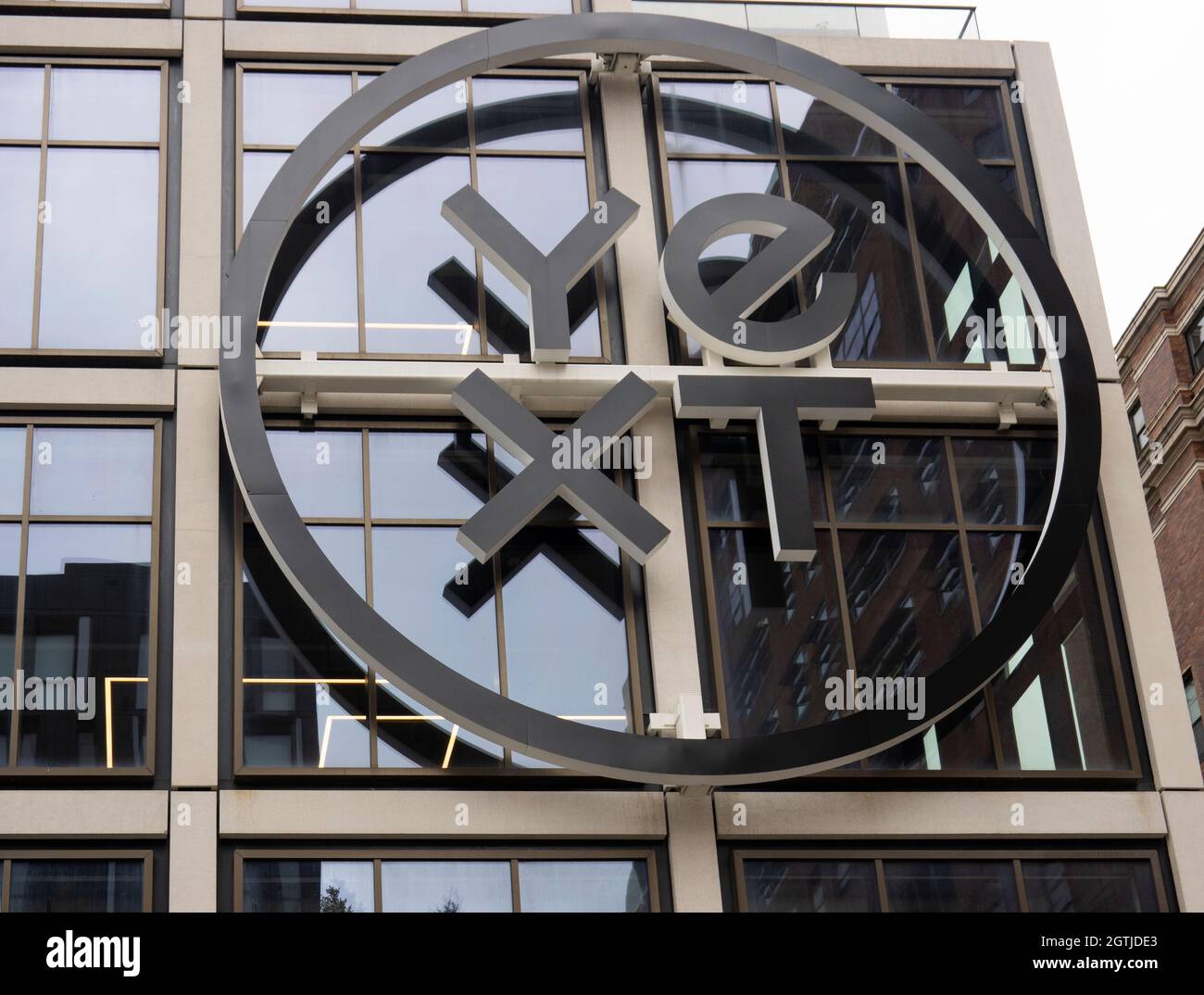 Yext-Gebäude in Chelsea Manhattan NYC Stockfoto