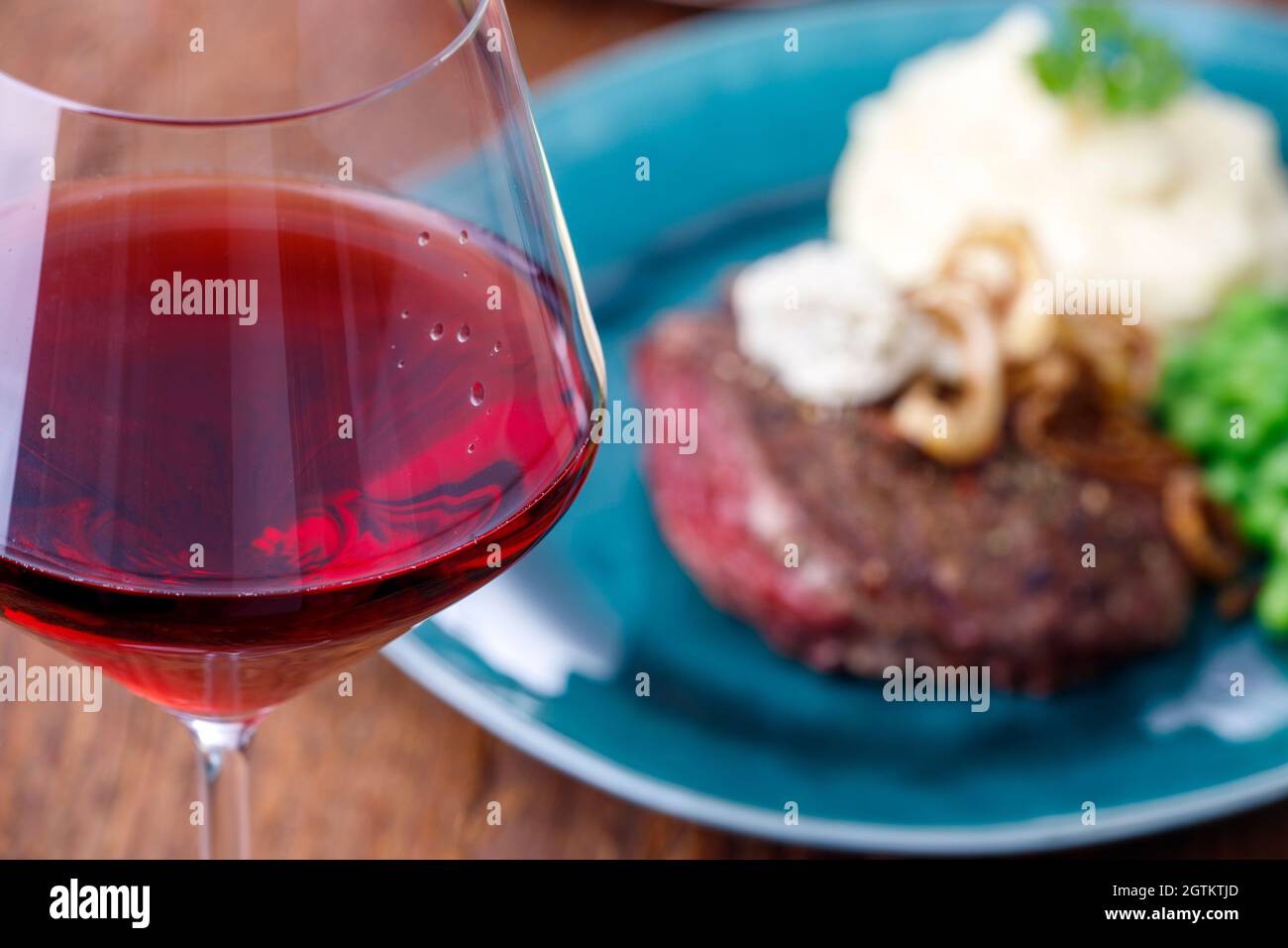 Rotwein Stockfoto