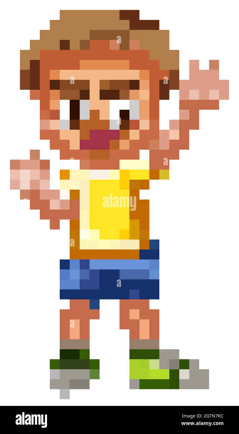 Nettes glücklich lächelndes Kind auf weißem Hintergrund isoliert Stock Vektor