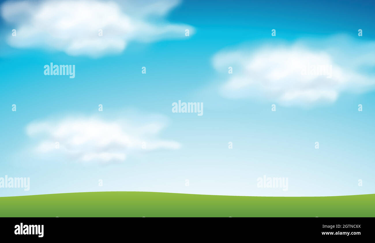 Hintergrund: Blauer Himmel Stock Vektor