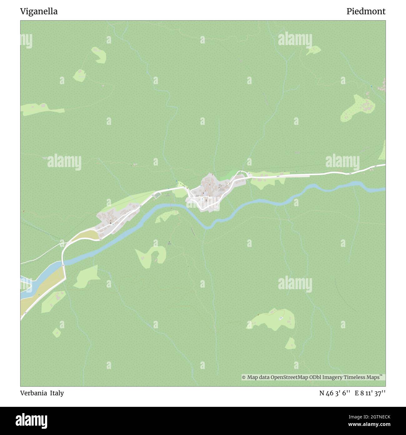 Viganella, Verbania, Italien, Piemont, N 46 3' 6'', E 8 11' 37'', map, Timeless Map veröffentlicht im Jahr 2021. Reisende, Entdecker und Abenteurer wie Florence Nightingale, David Livingstone, Ernest Shackleton, Lewis and Clark und Sherlock Holmes haben sich bei der Planung von Reisen zu den entlegensten Ecken der Welt auf Karten verlassen.Timeless Maps kartiert die meisten Orte auf der Welt und zeigt die Verwirklichung großer Träume Stockfoto