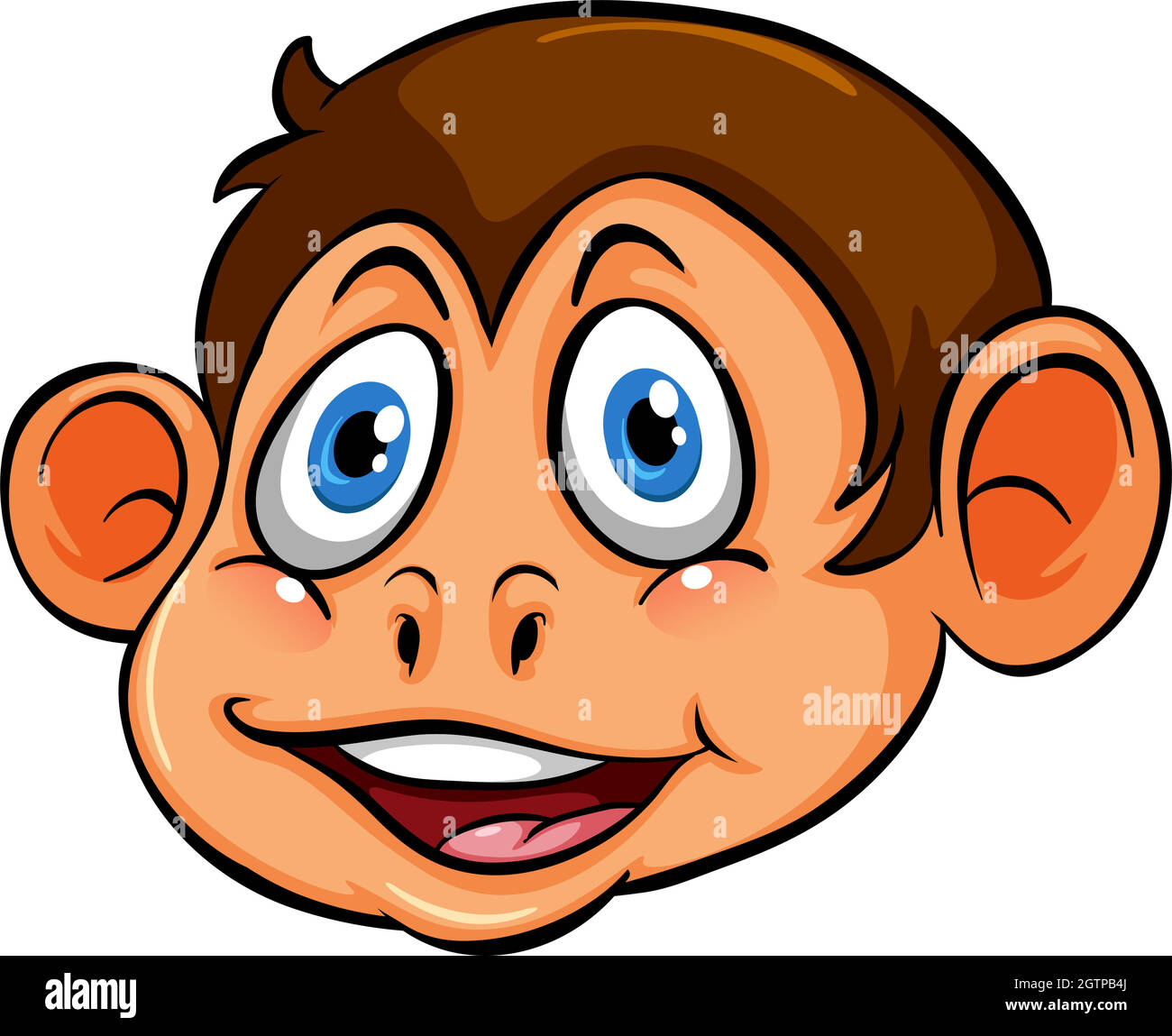 Affe Stock Vektor Affe Stock Vektor