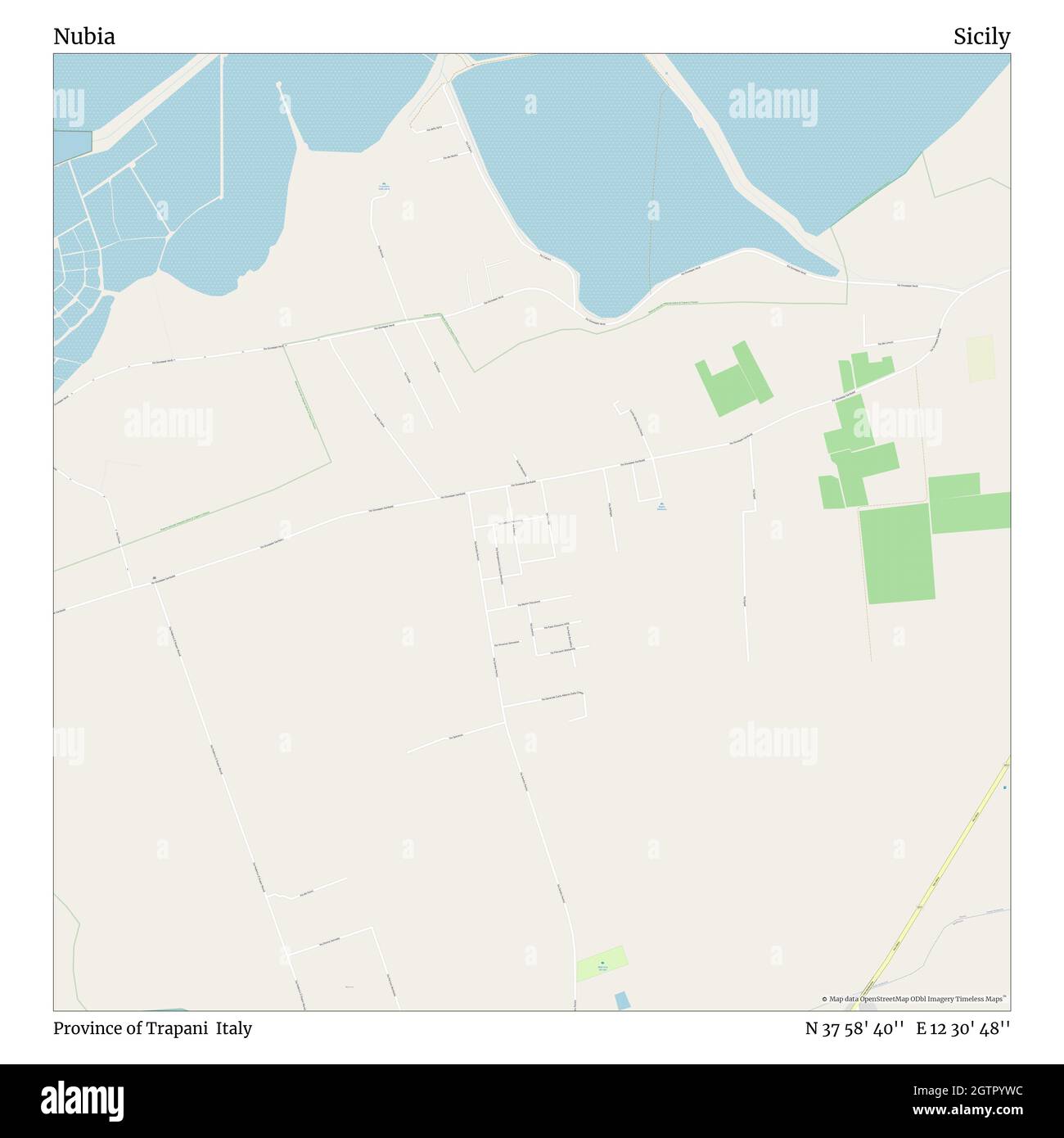 Mappa della provincia di trapani Fotos und Bildmaterial in hoher