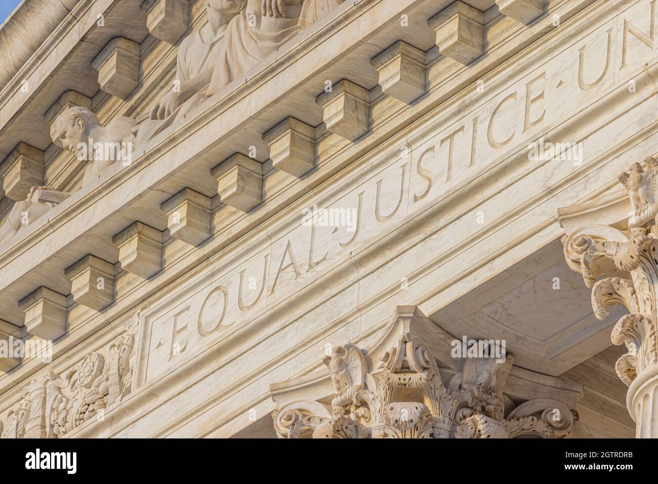 Oberster Gerichtshof der Vereinigten Staaten in Washington DC, USA Stockfoto