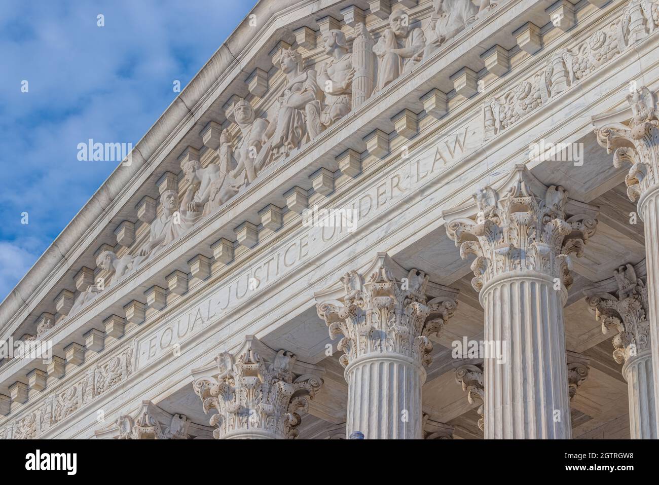 Oberster Gerichtshof der Vereinigten Staaten in Washington DC, USA Stockfoto