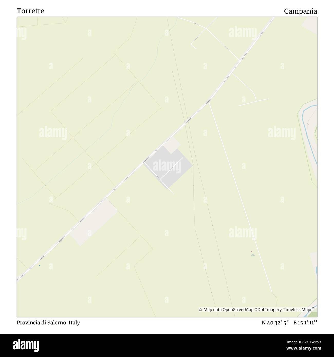 Torrette Maps Torrette, Provincia di Salerno, Italien, Kampanien, N 40 32' 5'', E 15 ...
