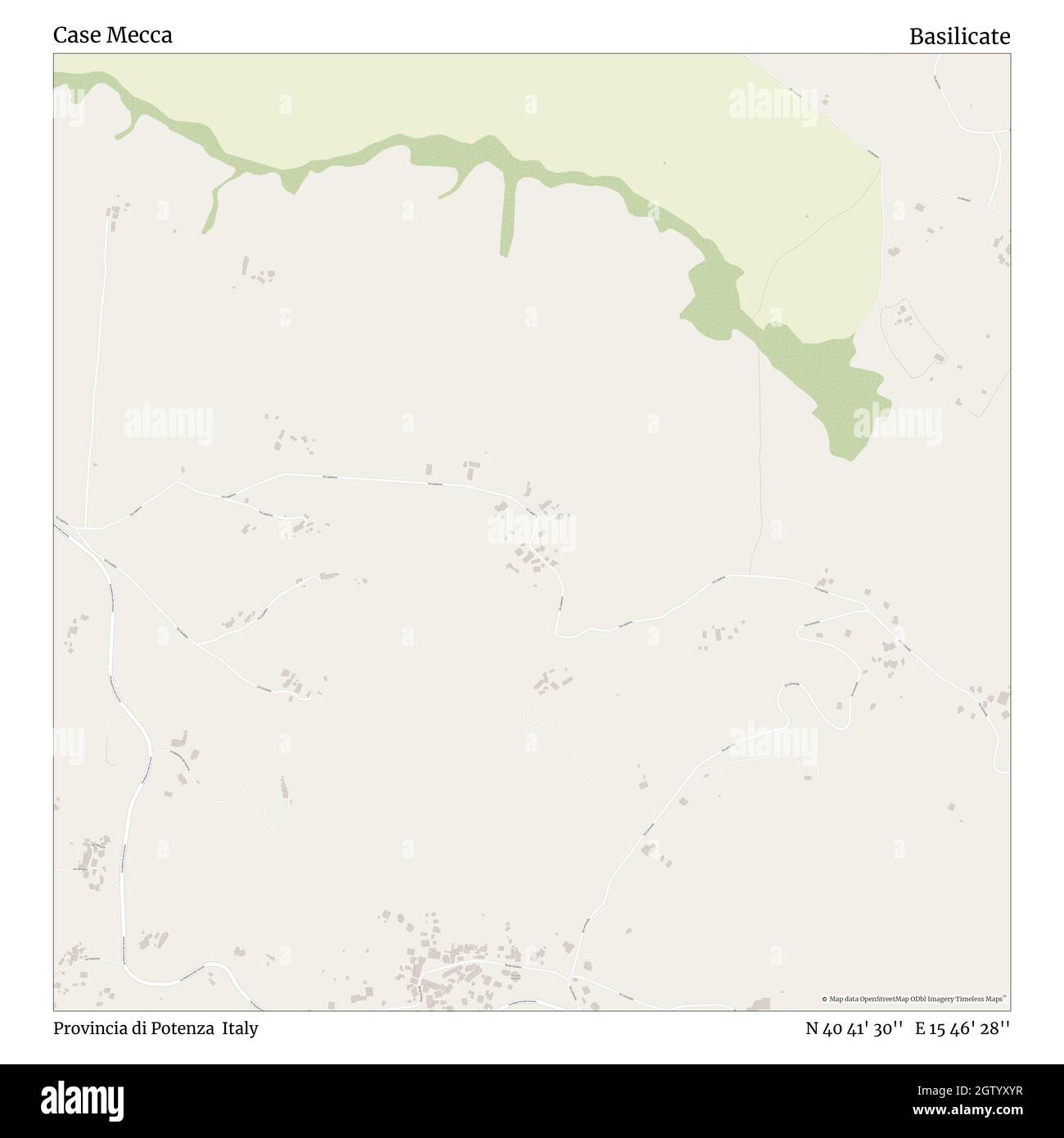 Case Mekka, Provincia di Potenza, Italien, Basilikat, N 40 41' 30'', E 15 46' 28'', map, Timeless Map veröffentlicht 2021. Reisende, Entdecker und Abenteurer wie Florence Nightingale, David Livingstone, Ernest Shackleton, Lewis and Clark und Sherlock Holmes haben sich bei der Planung von Reisen zu den entlegensten Ecken der Welt auf Karten verlassen.Timeless Maps kartiert die meisten Orte auf der Welt und zeigt die Verwirklichung großer Träume Stockfoto