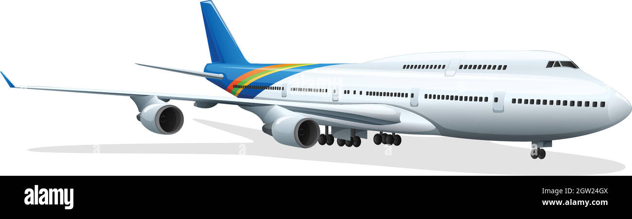 Genaue Flugzeugdarstellung Stock Vektor