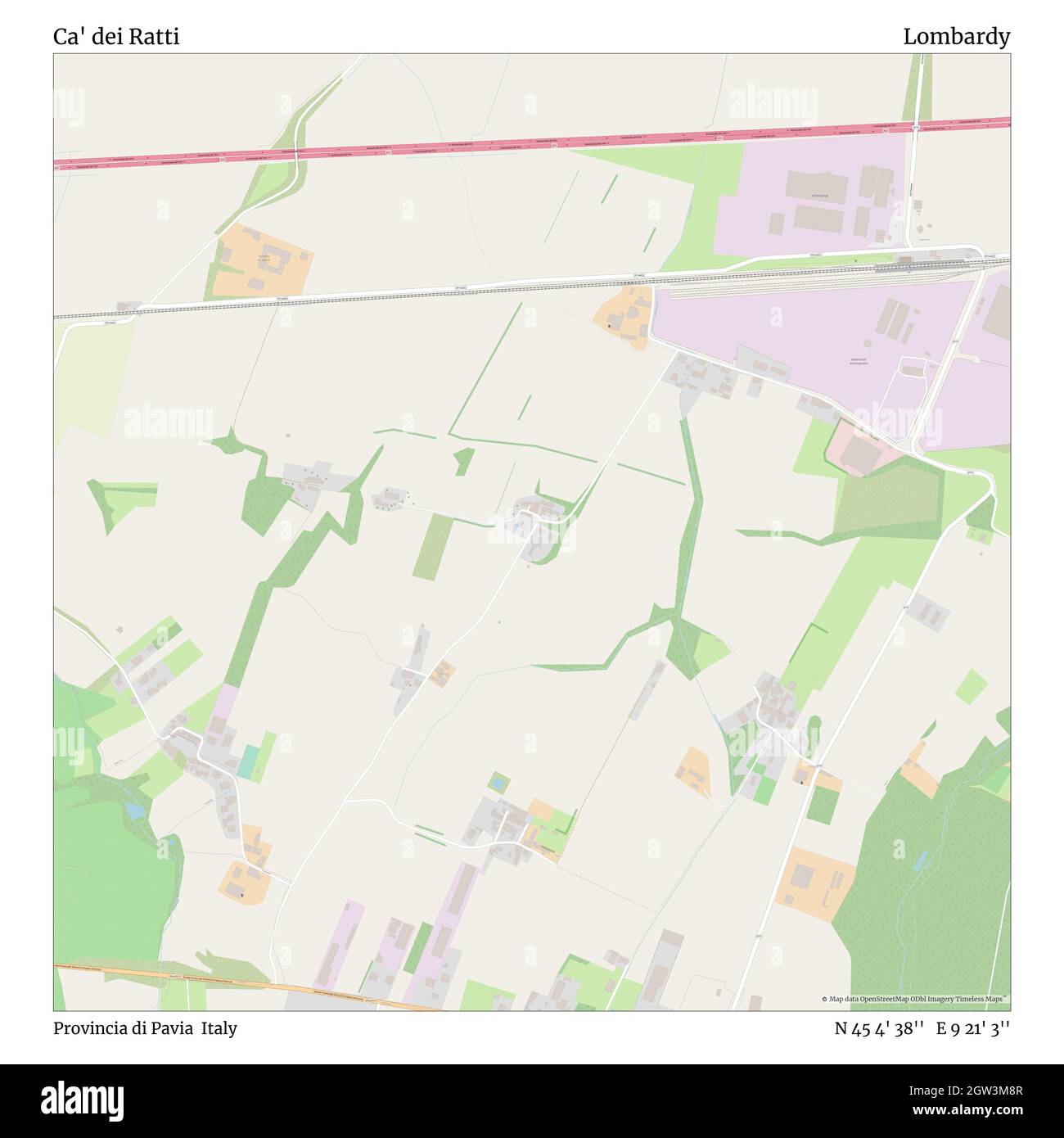 Ca' dei Ratti, Provincia di Pavia, Italien, Lombardei, N 45 4' 38'', E ...