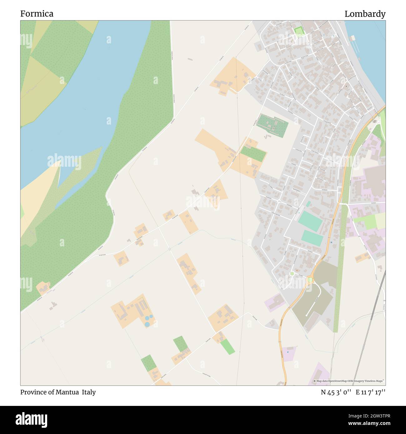 Formica, Provinz Mantua, Italien, Lombardei, N 45 3' 0'', E 11 7' 17 ...