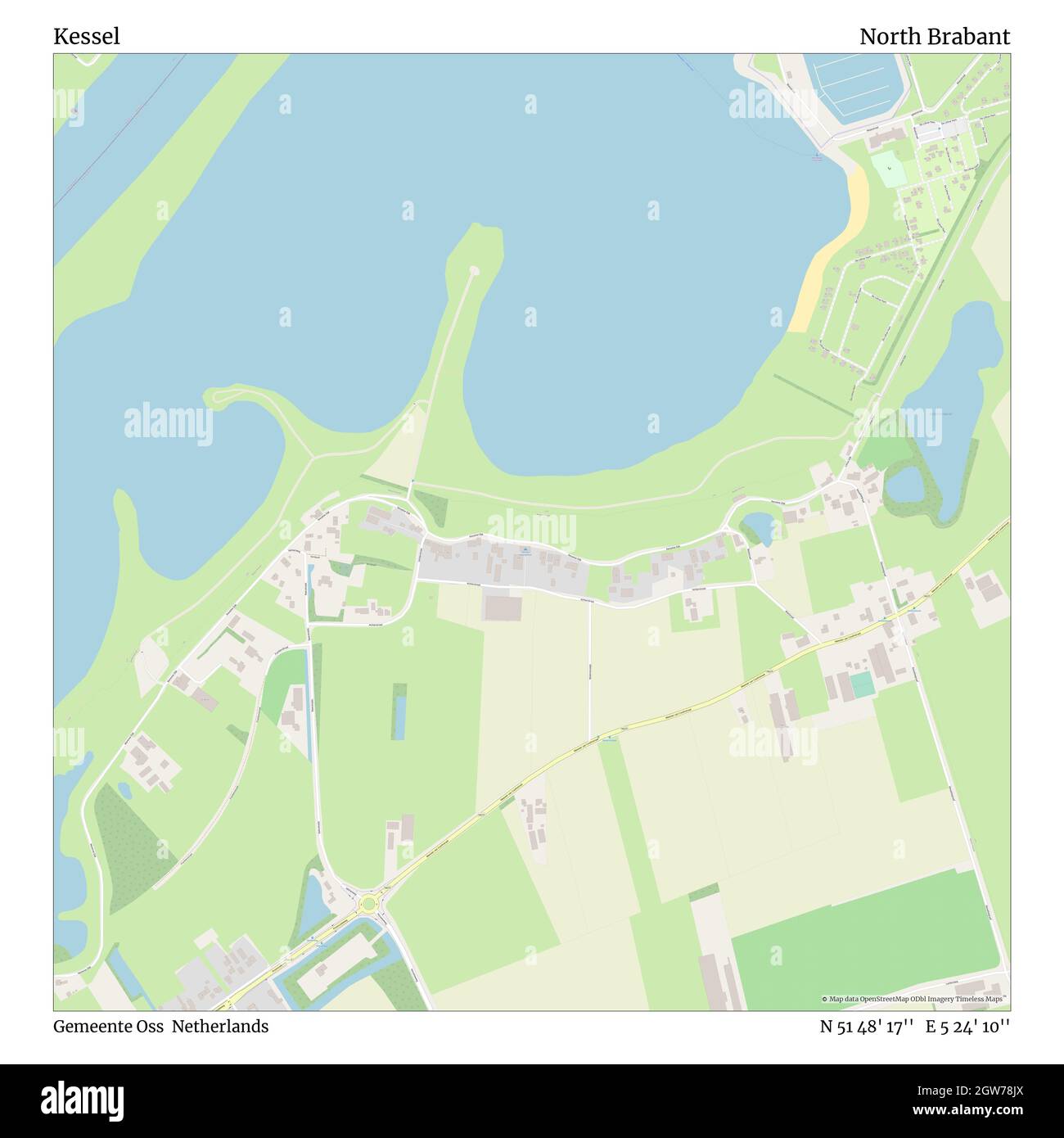 Kessel, Gemeente Oss, Niederlande, Nordbrabant, N 51 48' 17'', E 5 24' 10'', map, Timeless Map veröffentlicht im Jahr 2021. Reisende, Entdecker und Abenteurer wie Florence Nightingale, David Livingstone, Ernest Shackleton, Lewis and Clark und Sherlock Holmes haben sich bei der Planung von Reisen zu den entlegensten Ecken der Welt auf Karten verlassen.Timeless Maps kartiert die meisten Orte auf der Welt und zeigt die Verwirklichung großer Träume Stockfoto