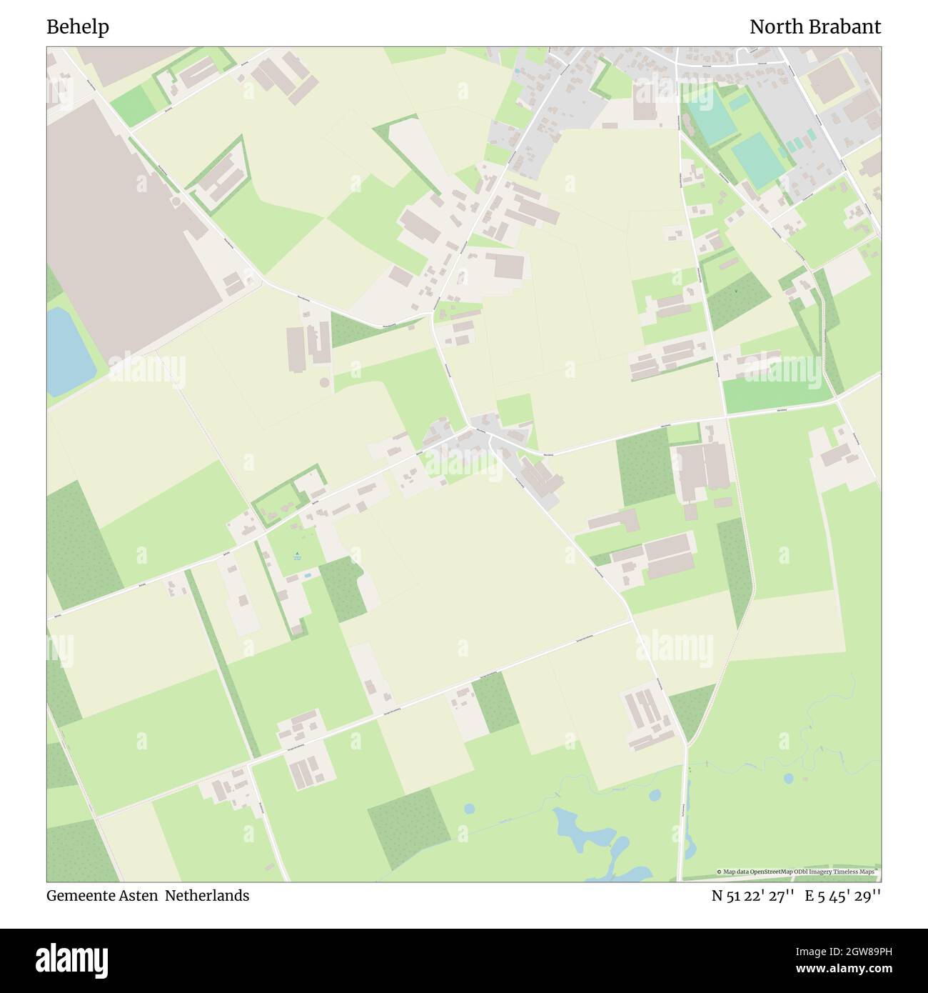 Behelp, Gemeente Asten, Niederlande, Nordbrabant, N 51 22' 27'', E 5 45 ...