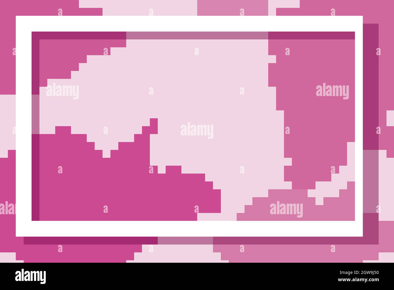 Hintergrundvorlage mit rosa Mustern Stock Vektor