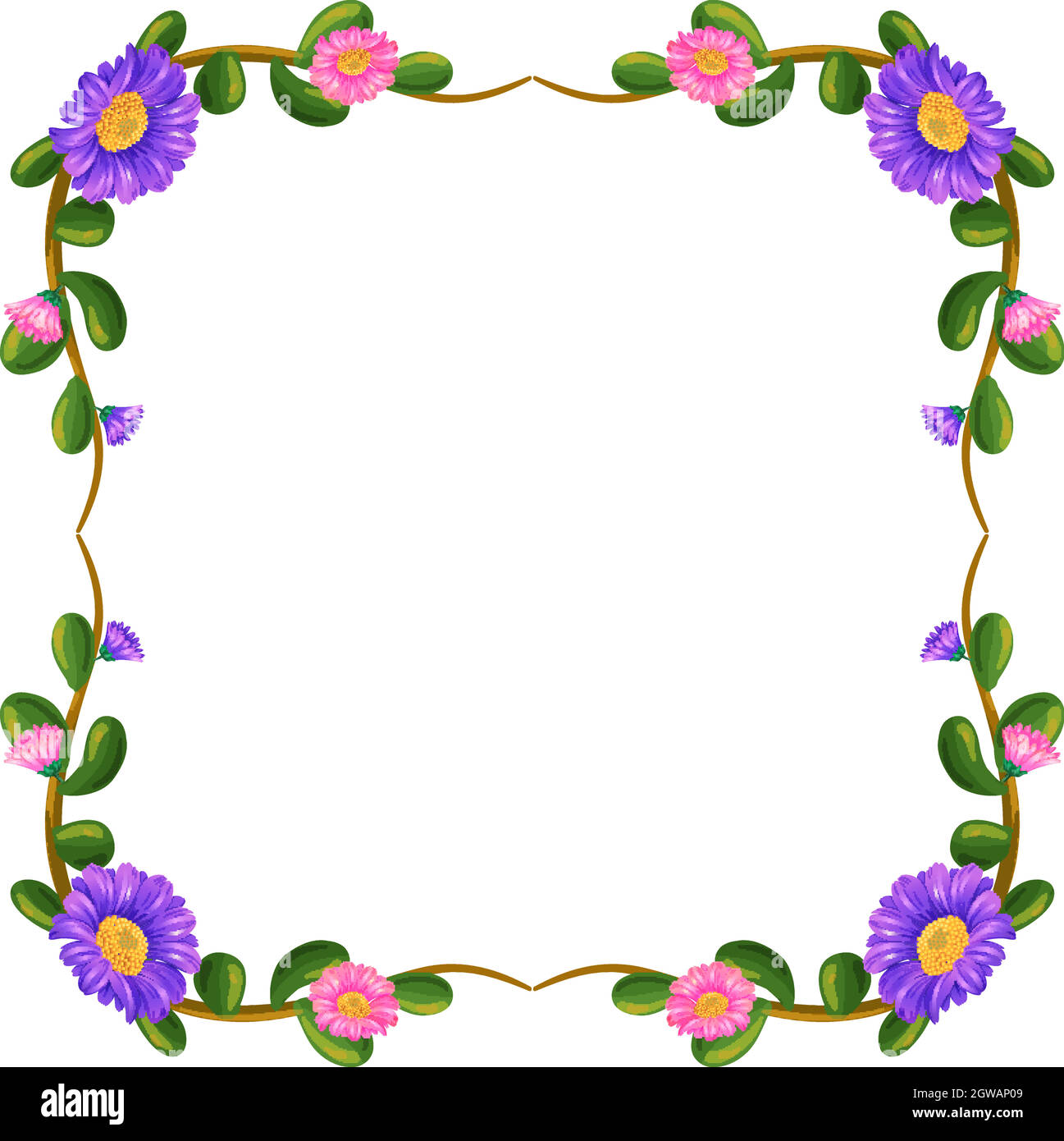 Floraler Rand Stock Vektorgrafiken Kaufen Alamy Floraler Rand Stock Vektorgrafiken Kaufen Alamy
