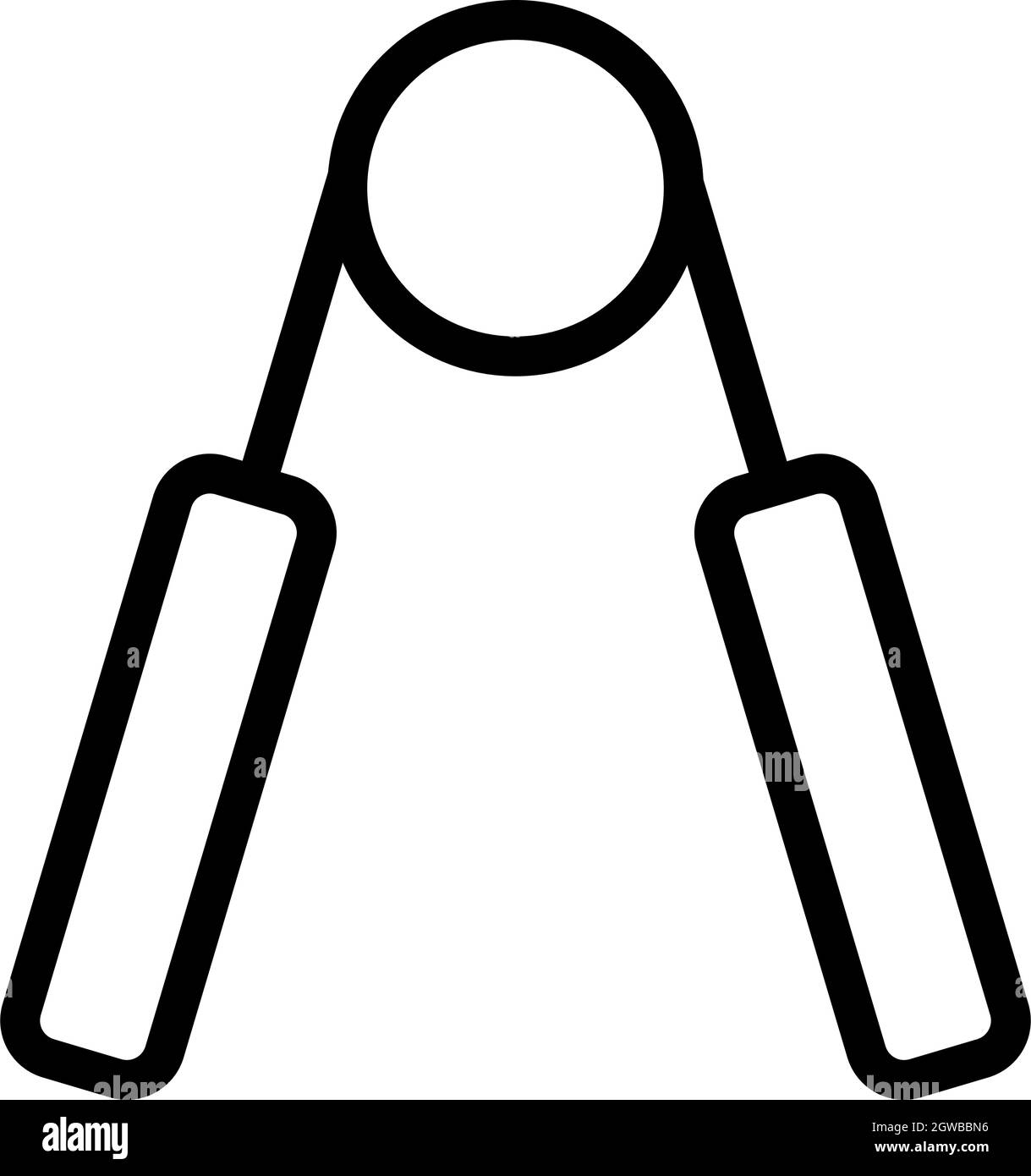 Symbol Des Hands Expanders Stock Vektor