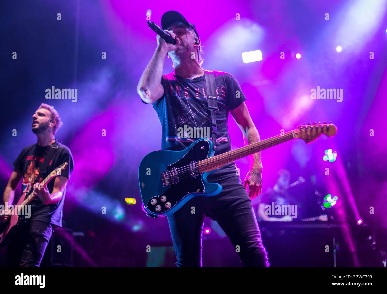 All Time Low Live bei O2 Apollo Manchester, Großbritannien 26. September 2021 Stockfoto