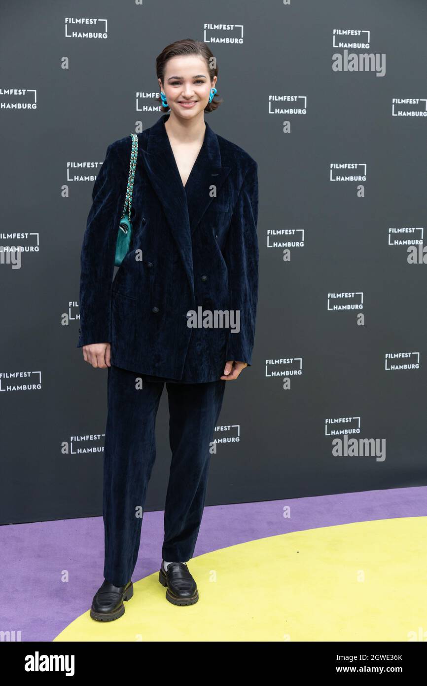 Schauspielerin Lisa Vicari Beim Filmfestival Hamburg Stockfoto