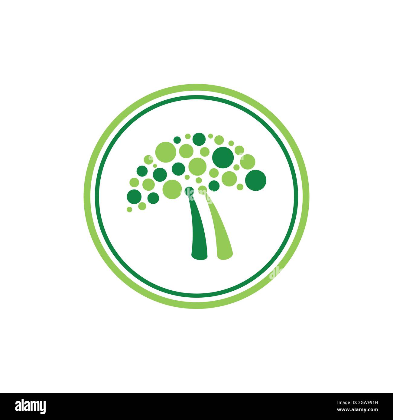 Abstrakt Pilz stilvolle Logo Symbol flach Vektor Konzept Grafik-Design Stock Vektor