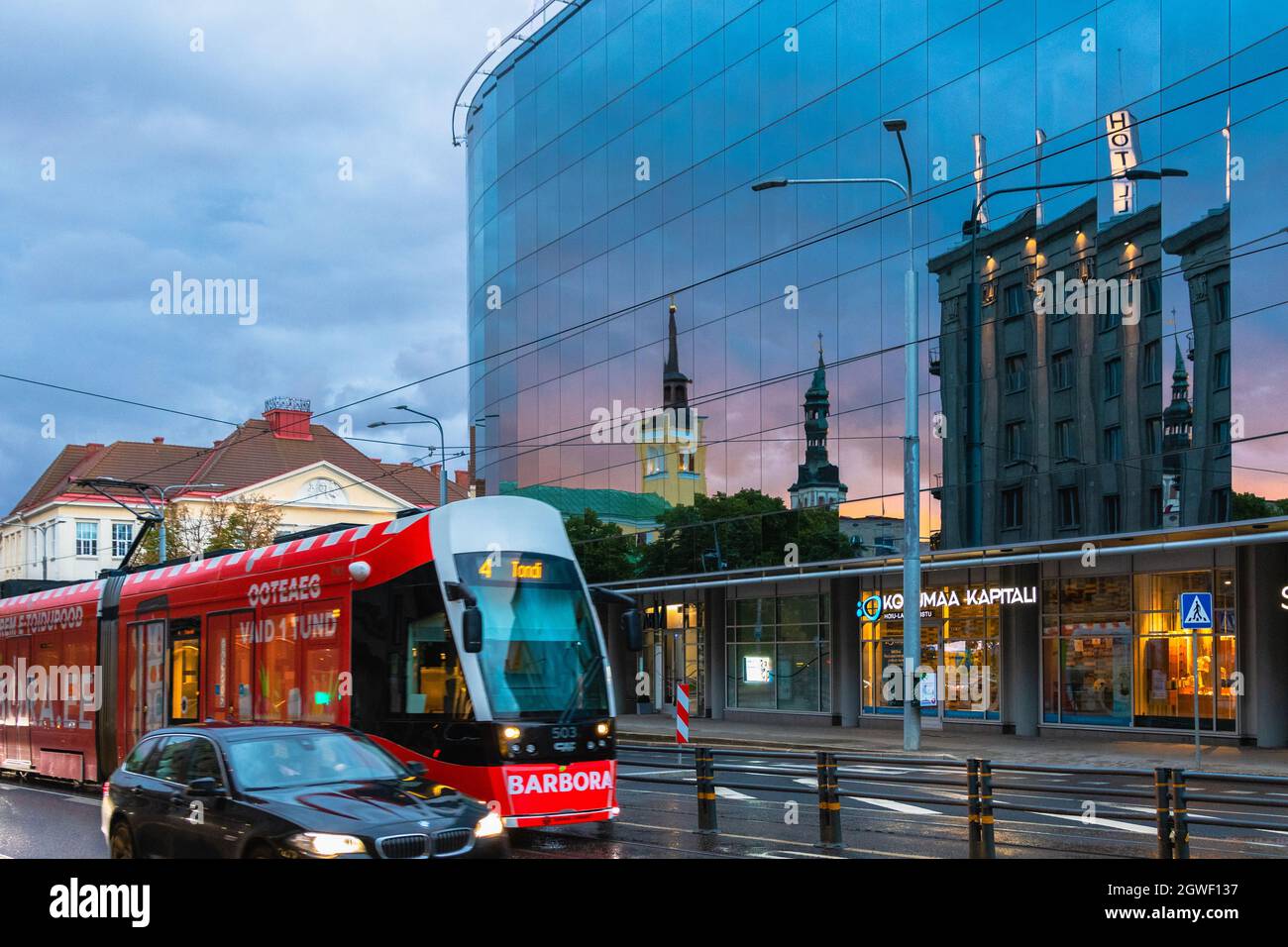 Tallinn Estland im Sommerabend Stockfoto