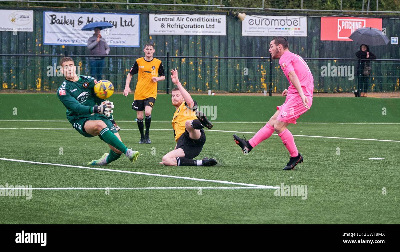 Rushall Olympic / Redditch United FC Stockfoto