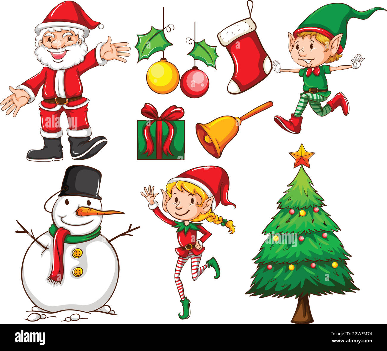 Weihnachten Vorlagen Stock Vektor