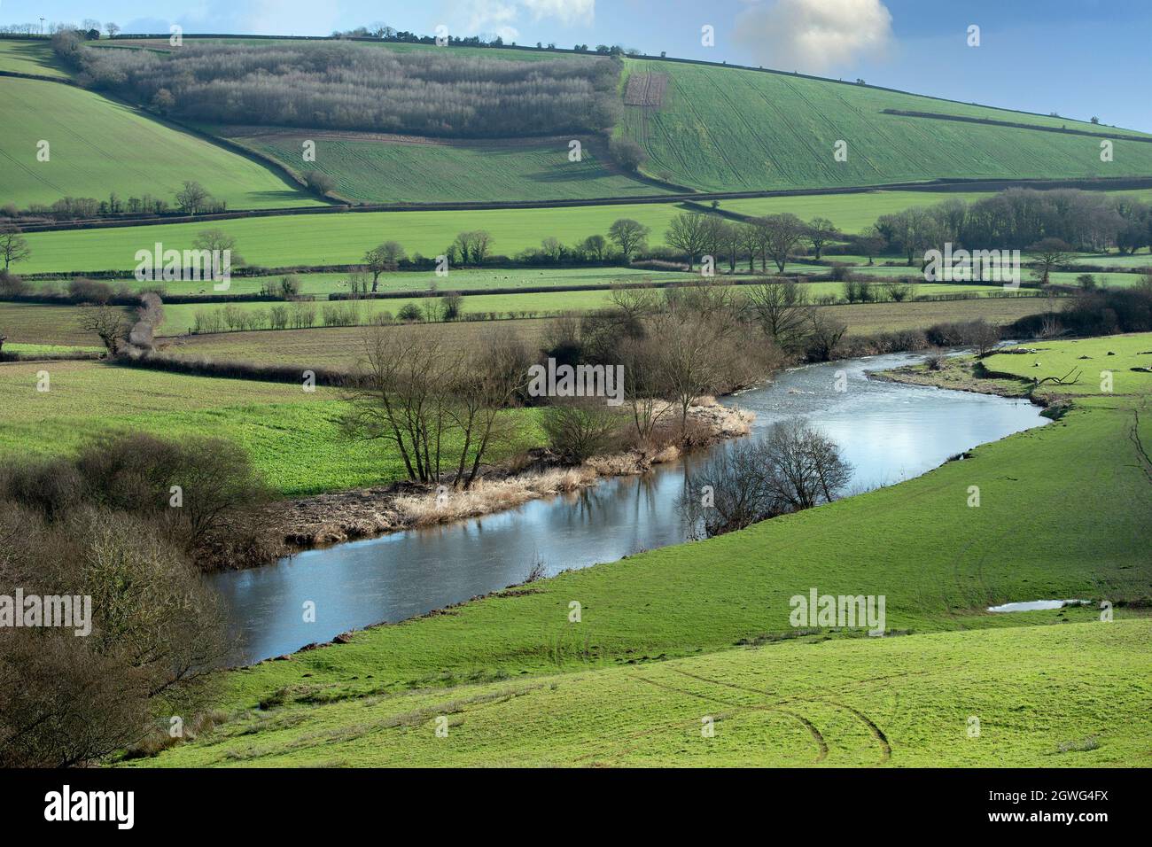 Upper River Severn Stockfoto