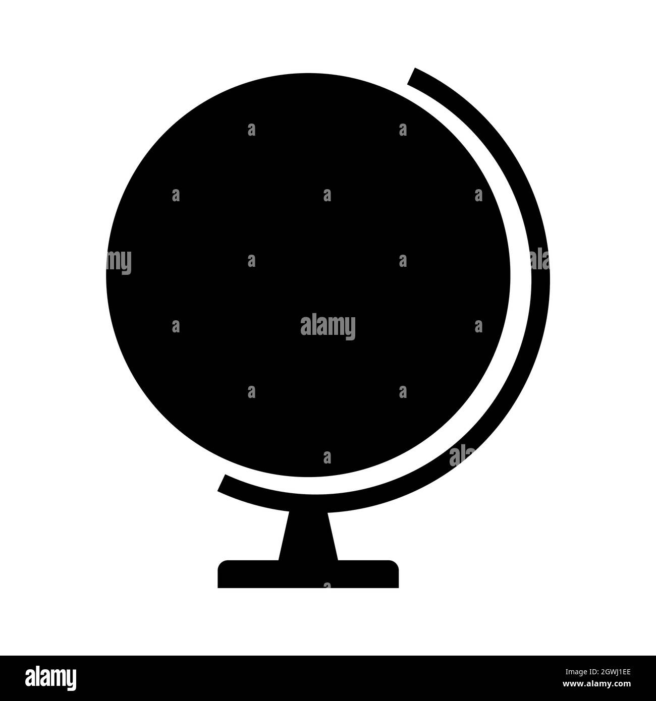 Globus Karte Symbol, Erdkugel Symbol, Reise zur Welt, plattiert für Web, Logo, Website Vektor Illustration . Stock Vektor