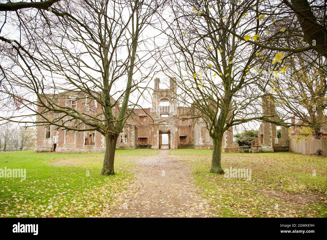 Houghton House ist ein unter Denkmalschutz geratenes Herrenhaus in Bedfordshire, england Stockfoto