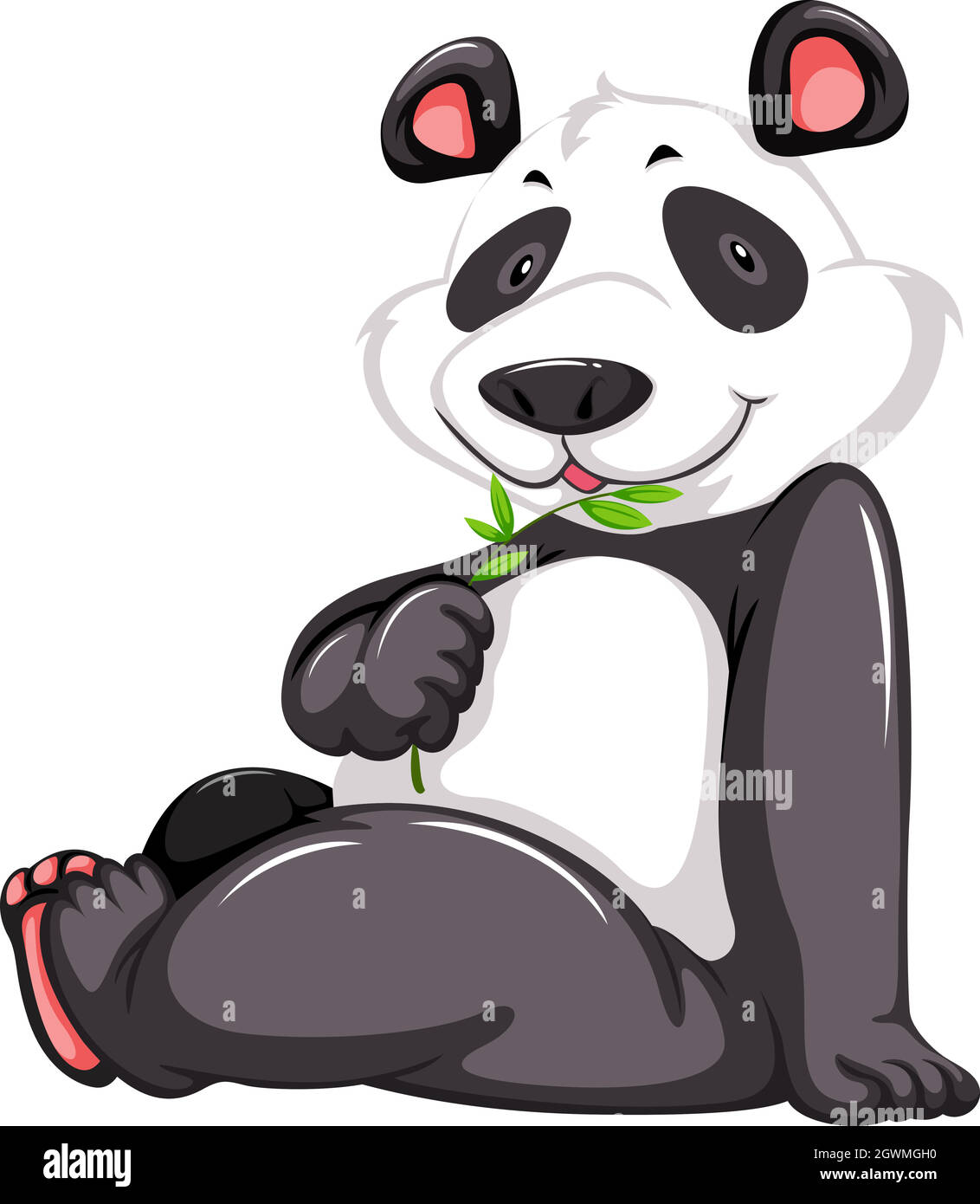 Cute Pandabär Stock Vektor