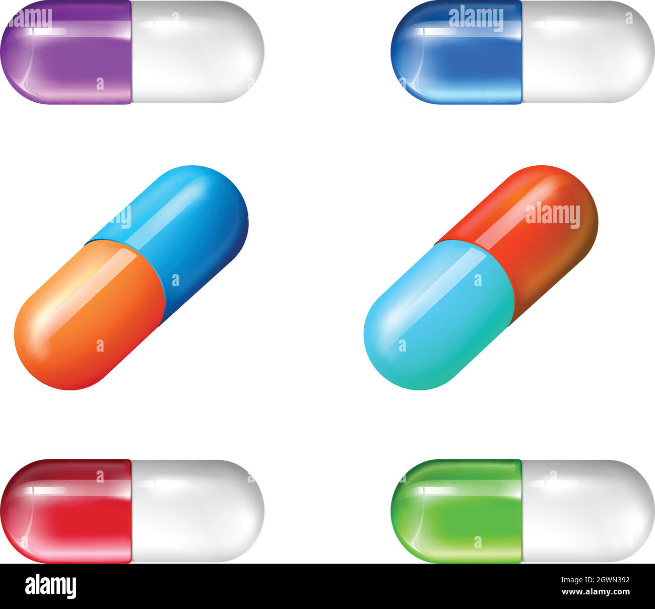 Medizin-Pillen Stock Vektor