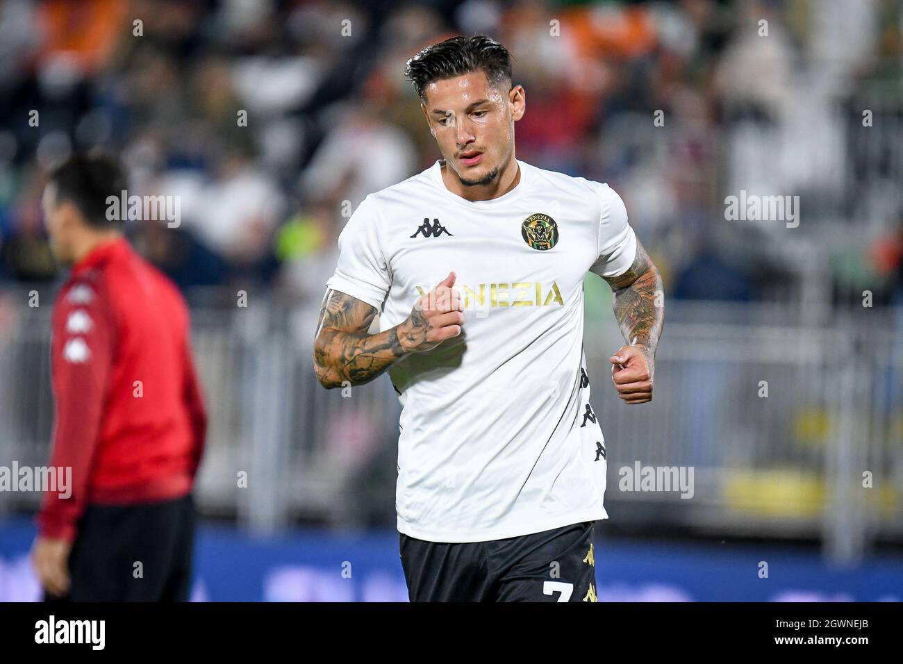 Pier Luigi Penzo Stadium, Venedig, Italien, 27. September 2021, Venezia's Pasquale Mazzocchi während des FC Venezia gegen den FC Turin - Italienische Fußballserie A Stockfoto