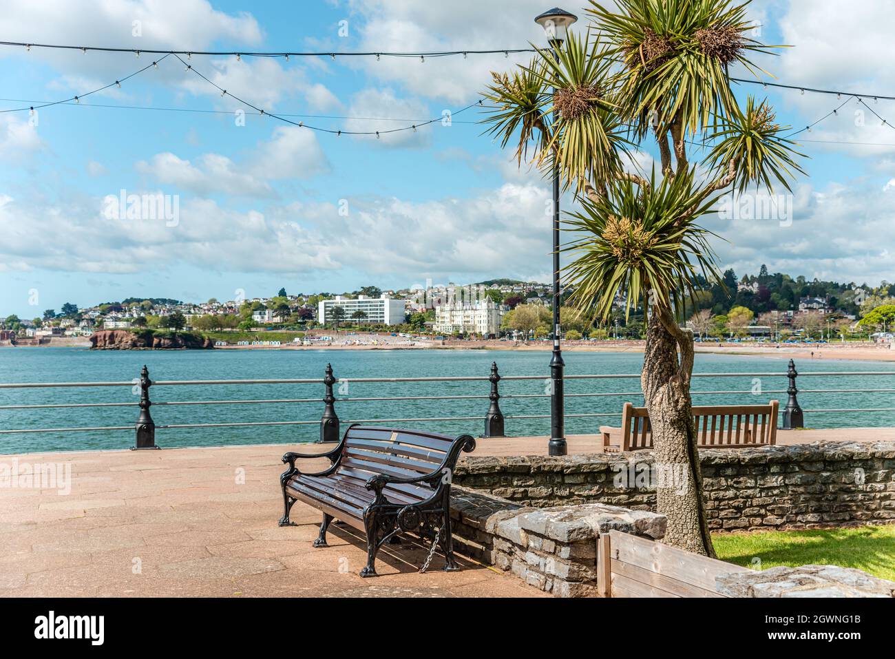 Hafenparade von Torquay, Torbay, England, Großbritannien Stockfoto