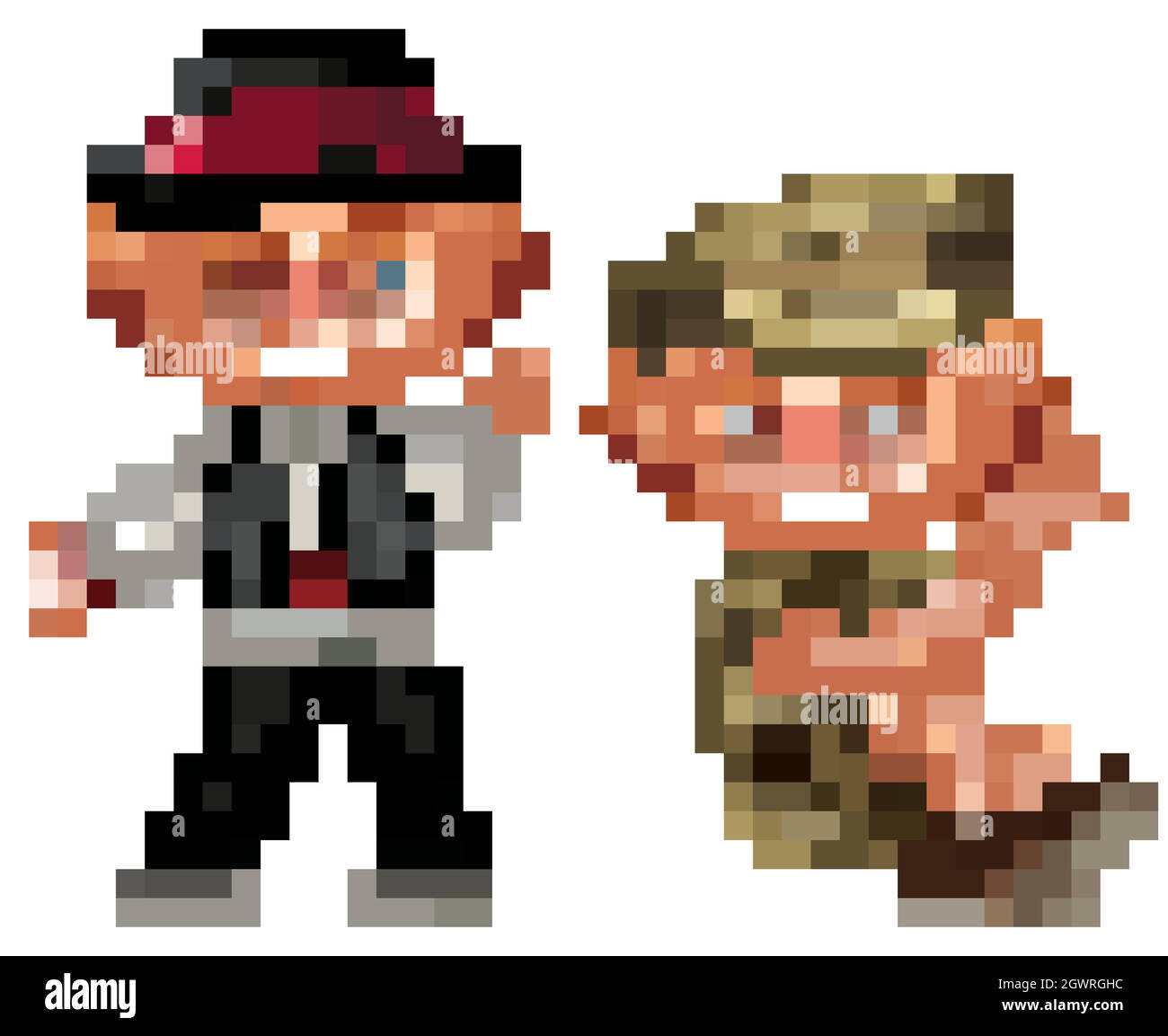 Nettes glücklich lächelndes Kind auf weißem Hintergrund isoliert Stock Vektor