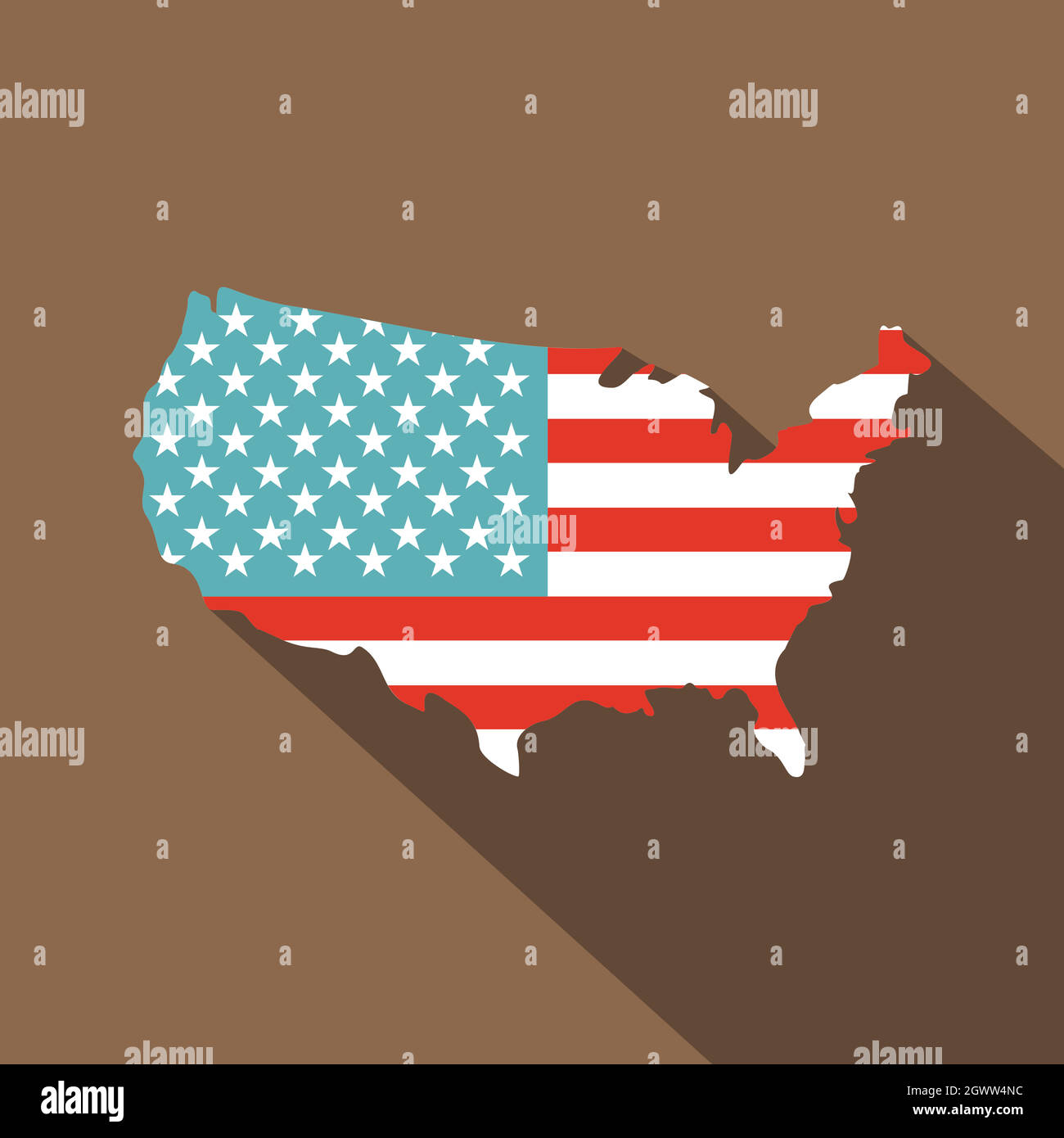 North american map Stock-Vektorgrafiken kaufen - Alamy