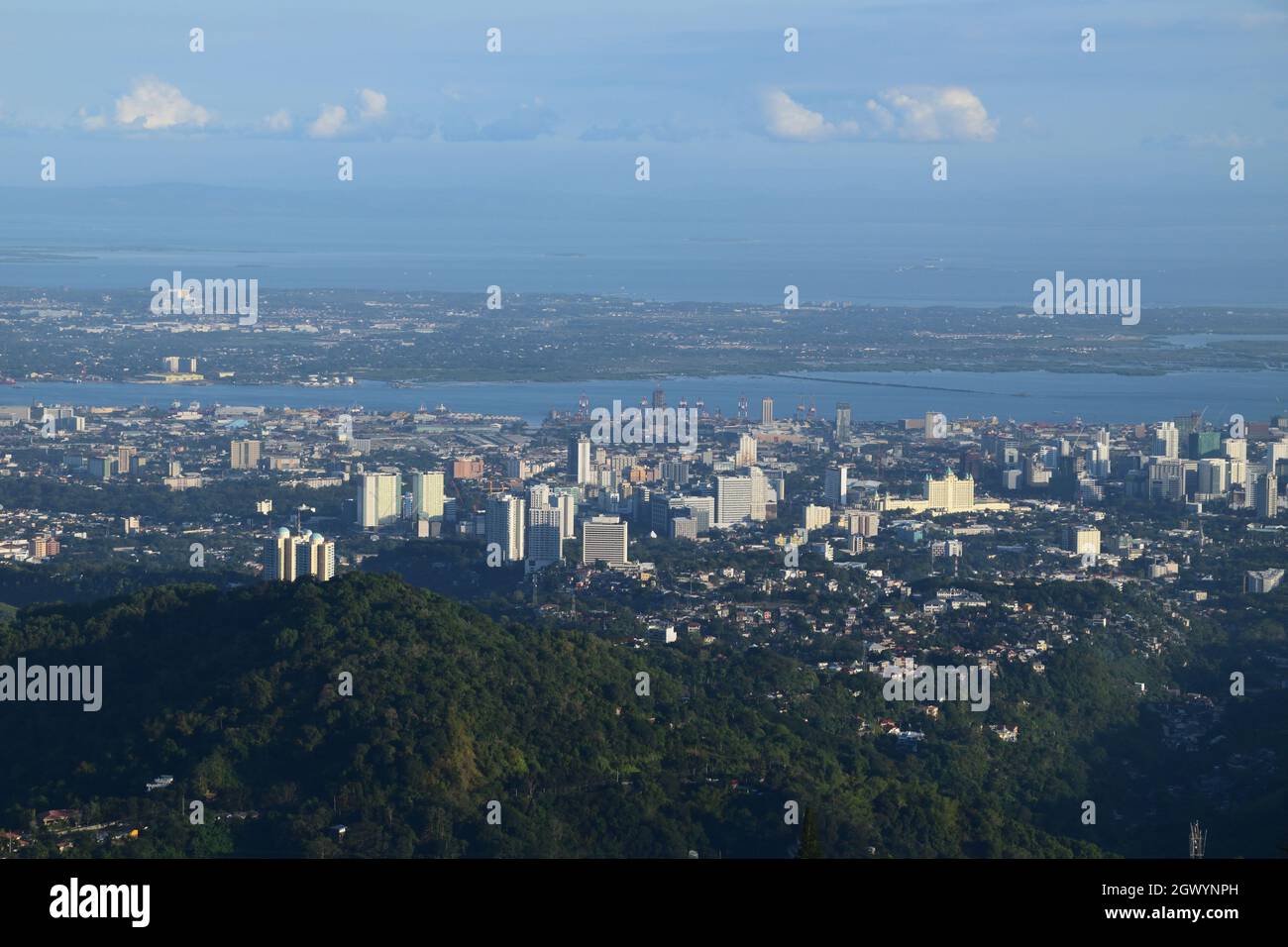 High Angle View Of Gebäude Stadt gegen Himmel Stockfoto