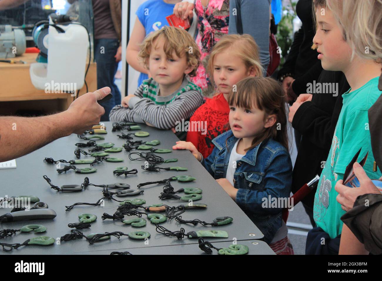 Neuseeländische Jade Stockfoto
