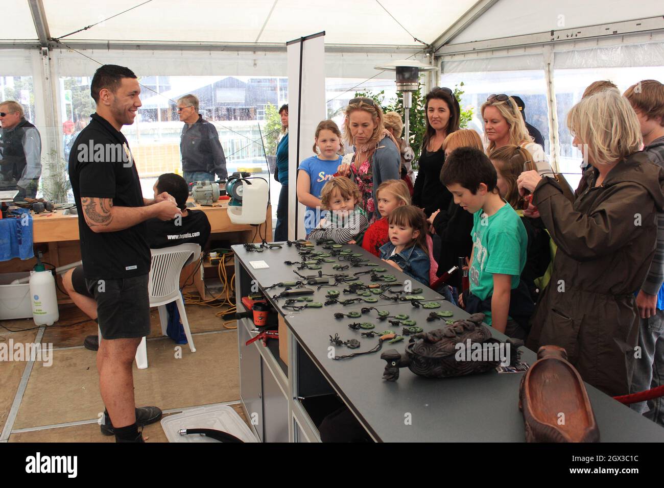 Neuseeländische Jade Stockfoto