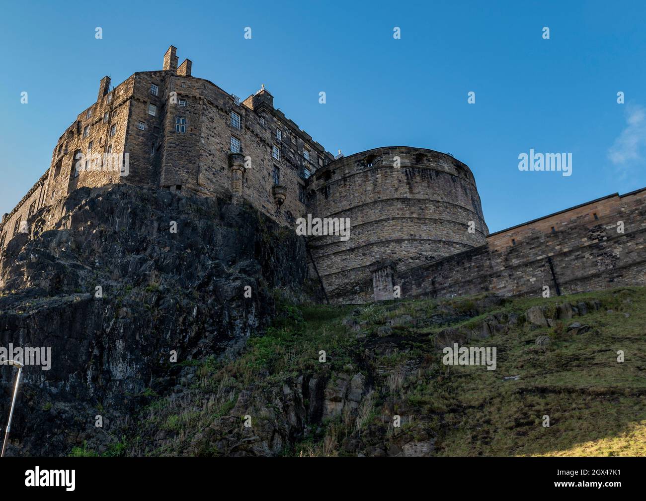 Edinburgh Castle in Edinburgh, Schottland Stockfoto