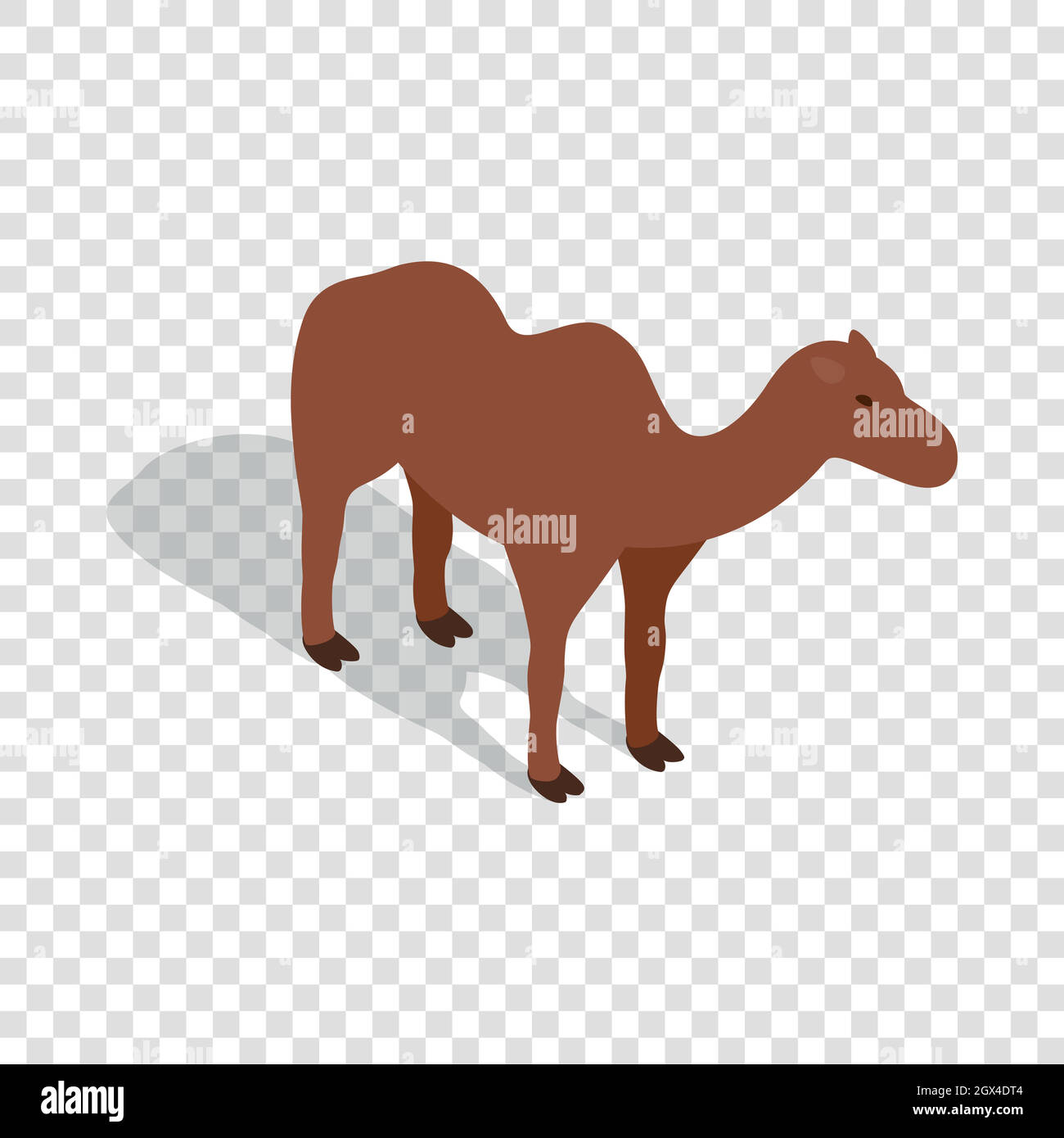 Kamel isometrische Symbol Stock Vektor